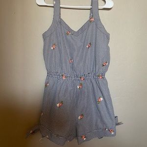 Checkered play suit // romper